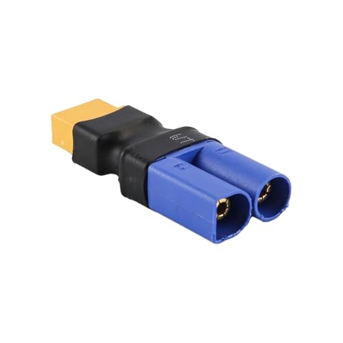 2-Pack XT 60 tot EC 5 Connector Adapter set XT60 man naar EC5 vrouw en XT60 vrouw naar EC5 man voor RC Batterij conversie 3