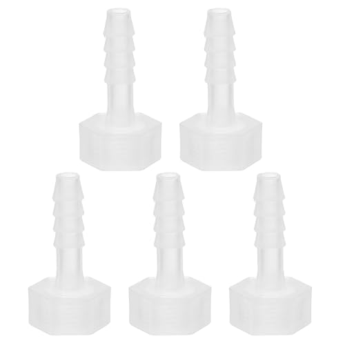 Set van 5 kunststof slangen Barbs, 1/4 inch Bard x 1/4 inch G Vrouwelijke Thread Adapter Connector Pijp Fitting voor water vloeibare luchtgas brandstof