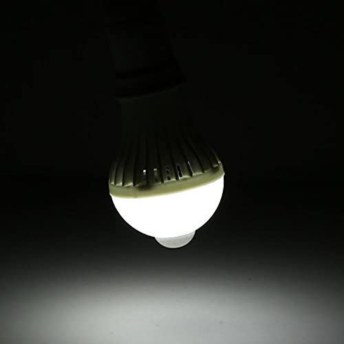 LED-bol, E27 Intelligente detectie PIR Infrarood Bewegingssensor LED-bol, voor kelder, badkamer of hal (7W) 5