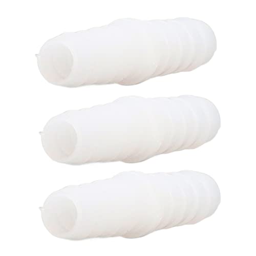 10Stuks Plastic slang Connector Fitting Straight Equal Barbed Splicer Mender Tubing Pipe Joint Union Adapter voor lucht water brandstof wit(6-6mm rechtdoor)
