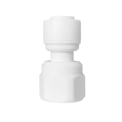 1Stuks 1/4" Tube OD tot 10mm Vrouwelijke Thread Water Filter Connectors, Plastic Pipe Quick Connectors voor Water Filter Dispensers