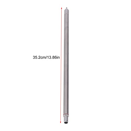 Voorjaar geladen flesvuller, 35,5 cm roestvrij staal bier brouw wijn bottelen vuller veer inblik type vuller stick met borstel slang klem voor bar thuis 3