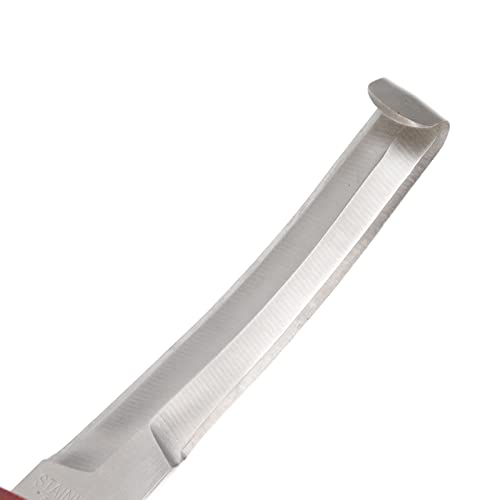 Scherpe Hoefmes, Hoefmes met houten handvat Hoef Mes Razor Roestvrij staal Dubbelzijdig mes Ergonomische houten handvat Hoef Edge mes voor hoefhoef Hoeven 4