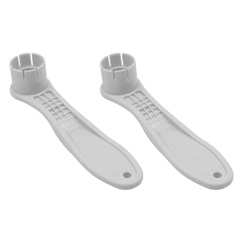 Sea 2Pcs Air Valve Wrench Spanner Reparatie Gereedschap voor Kayaks Kano's Opblaasbare boten, Multifunctionele 8 Tanden Spiraal PVC Luchtklepsleutel
