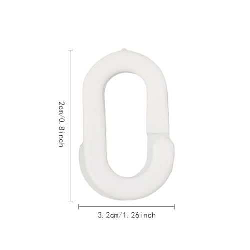 40 Stuks Voetbal Doel Net Clips, Weerbestendig Voetbal Doel Accessoires, Plastic Net Clips Voetbal Doel Net Clip voor Outdoor Voetbal Voetbal Golf Tennis Netten Makkelijk te Assemble (Witte)