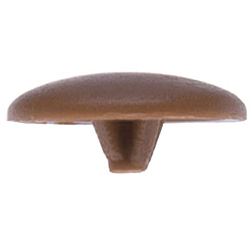 Plastic deksels voor Schroef Self Tapping Schroeven Kleur Rood hout (Set van 100 stuks) Afmetingen - 12mm 3