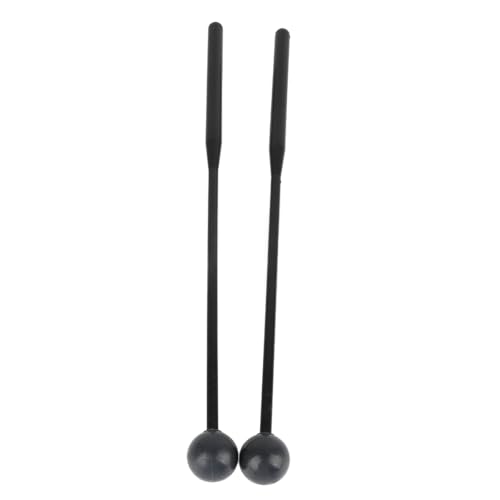 Marimba Mallets Marimba Mallets Xylophone Sticks, duurzame percussie Sticks Plastic Rod Percussie Sticks voor Glockenspiels Mallets (All Black)