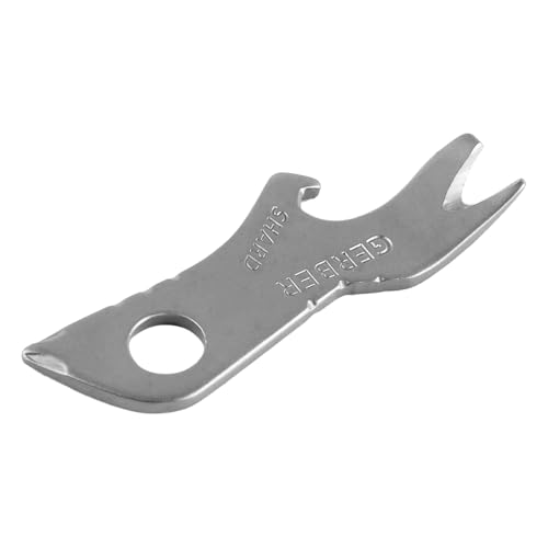 Sleutelhanger, multifunctionele sleutelhanger met flesopener, schroevendraaier en draadstripper, EDC-apparatuur en accessoires, grijs 4