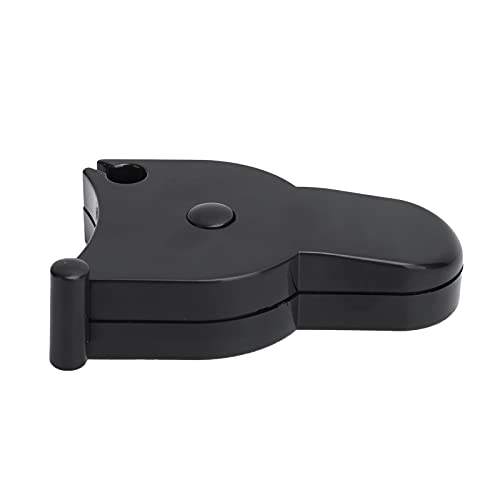 150cm/60in Lichaam Tape Maatregel Zacht Intrekbaar Tape Measure Head Hips Benen Waist Meethulpmiddel voor mannen en vrouwen Fitness en gewichtsverlies (zwart) 5