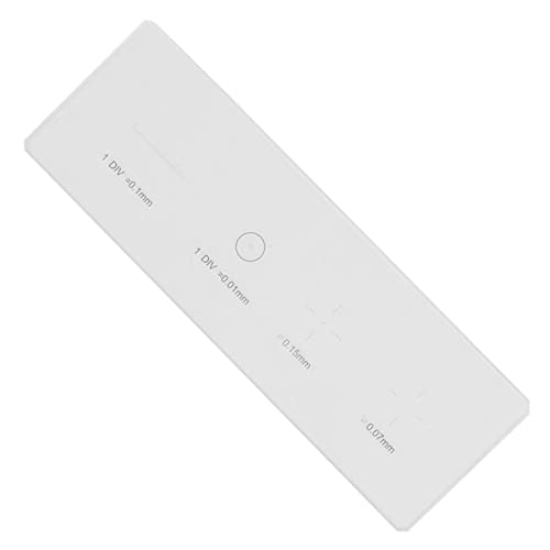 Microscoopmicrometer, Microscoopdoelstelling, Micrometer Kalibratie Diamicrometer Div 0mm, Microscoopmicrometer, Microscoop Diameters