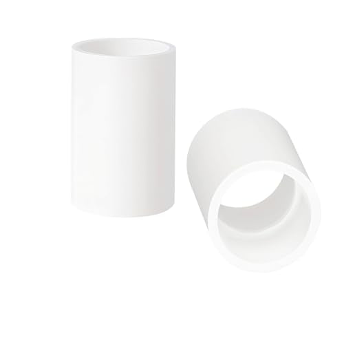 2st connectoren PVC verbindingshuls, recht, buis schroefaansluiting voor PVC buisaansluiting, 20mm x 36.5mm (φ*L)