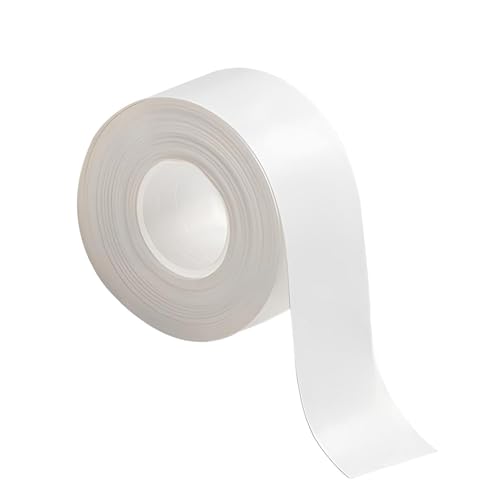 Label Maker Tape 15mm x 4m, Waterdichte DIY Zelfklevend label Printerpapier, Office Printer Sticker Labeling Tape Vervanging voor D35/P12/P15/Q2/HP1/HP4 Thermische printer, wit