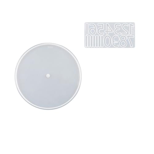 Kijken Siliconen Hars Vorm, Klok Siliconen Vorm Epoxy Resin, Clock Resin vormen voor DIY Wall Clock, Art, Home Decoration, Klok, Siliconen Hars, Mold Building Kit, Arabisch Roman Numeral Clock, Rond