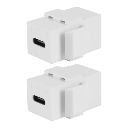TYPE-C Vrouw aan Vrouwelijke Adapter Module 20x28,5mm PC vlamvertragende White High Speed Data Transfer Charging Connector voor USB-C Laptops Telefoons Chargers