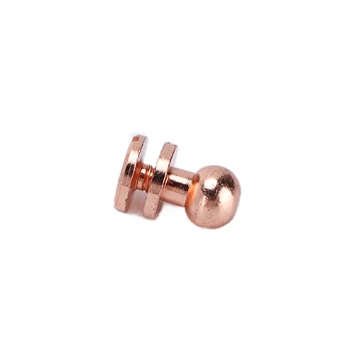 20 Sets/Pack, Rose Gold Monk Head Pacifier Schroef Rivet, Bag hardware accessoire Pacifier Rivet, Schroef Rivet sieraden (LST7X6mm) 4