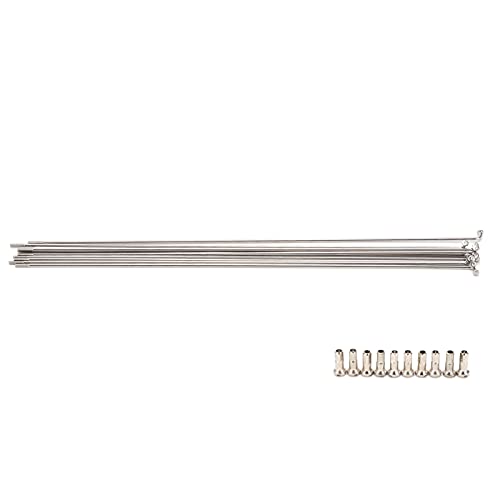 Fietspaakset, 220mm/245mm/270mm Fietspaak 14G J Bend Fietsspoken met Tepels voor Racefiets Mountain Downhill Fiets Reparatie Onderdelen