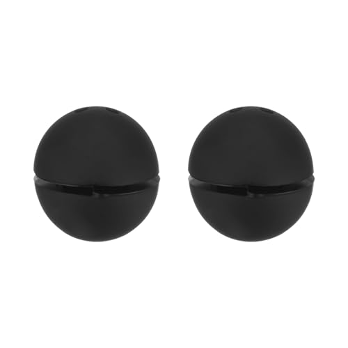 Tennis Vibratie Damper 0,7 Inch, 2 Pack Siliconen Tennis Racket Shock Absorber Racket String Damping voor Tennis Racket Black