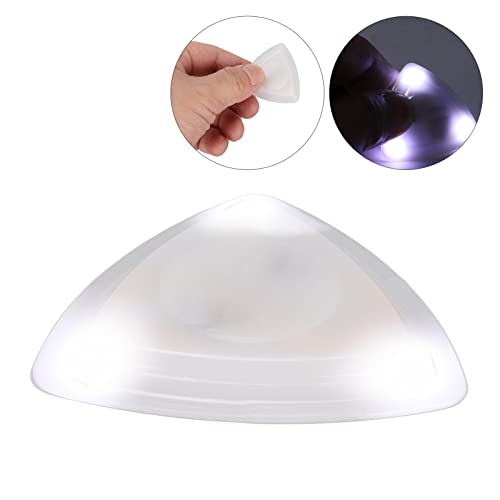 Gitaar Pick, Glowing Plectrum met hoge gevoeligheid LED Light Guitar Pick vervanging door Battery(White) Gitaar Accessoires 5