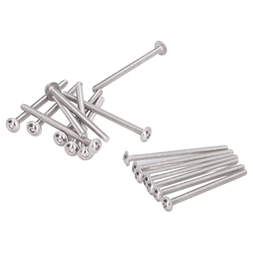 50 st. Flange Globe hoofd Schroeven, A2-70 roestvrij staal knoppen hoofden Allen Caps Bolts Kit Full Thread(M3*50MM) 3