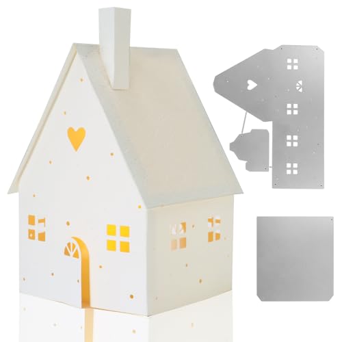 Die snijden template Kerst lantaarn huis die mallen 3D wieg grote template ambachten dit DIY decoratie Kerstmis huis tafel kerstboom geschenk