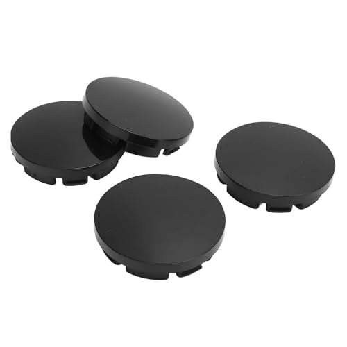56mm 4Pcs Zwarte Solid Wheel Central Hub Caps voor Autolim, Voorkom Rost, Universeel voor voertuig 5