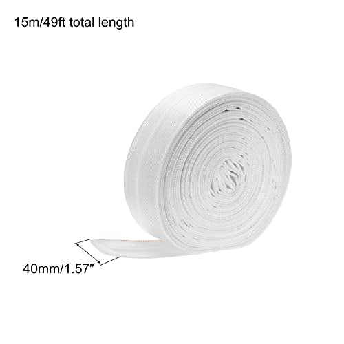 Lichtgewicht Backwash Slang Flat Been Versterkte Lozing PVC slang 40mm ID 40ft 0.8MPa voor Zwembad