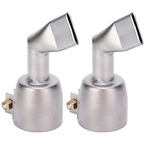 Lassen pistool Nozzle 120 TPO dak gereedschap Roestvrij staal 2 stukken lassen pistool Nozzle Flat 120 graden roestvrij staal Hot Air Plastic Lassen zaklamp Accessoires 4