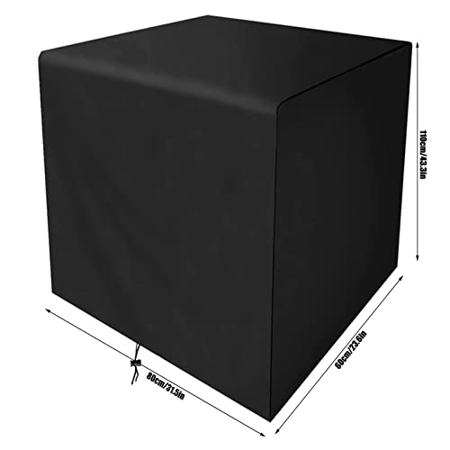 Tuinmeubilair Hoes 80 X 60 X 110 Cm Rechthoekige Outdoor Tafelhoes Las voor Tuin Gazebo Balkon Waterdicht Winddichte Tear-proof Polyester 3