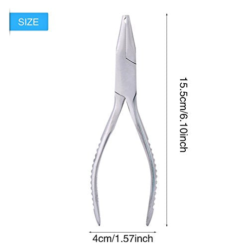 Roestvrij stalen glazen tang voor handmatige reparatie en verstelgereedschap 5