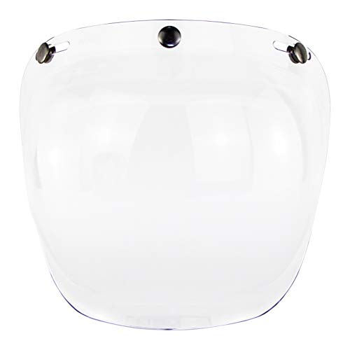 Yorimi Motorfiets Helm, Open Gezicht Helm Visor Motorfiets Helm Bubble Visor Bubble Shield Motorfiets Helmen Accessoires 4