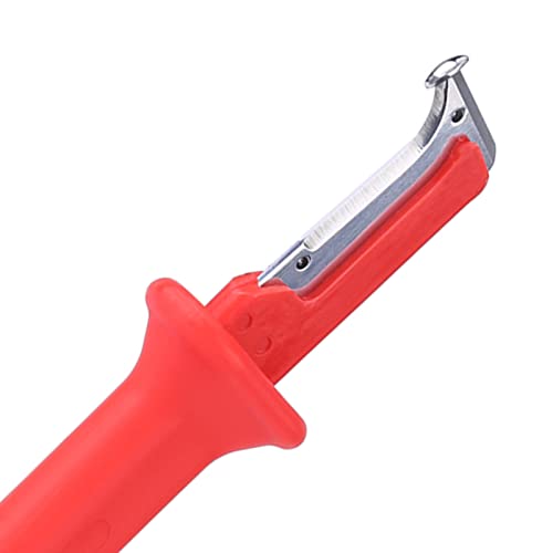 Red Isolatie Kabel Messer, Swa Kabel Stripper met geïsoleerd handvat, Vaste draadstripper met dop 5