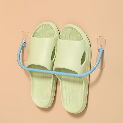 Forlush 5 st Schoenrek Wall Mounted, Collapsible Schoenhouder, Deur Schoen Hanger, Installatie zonder gaten, Geschikt voor het opslaan van schoenen, Handdoeken, Etc 4