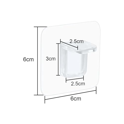 Verpakking van 15 Zelfklevende Plank Hackets, L Vorm Plank Ondersteuning Racks, Punch Gratis Plank Hackets, Zelfklevende Heldere Plastic Pegs, Hanger houder voor Partitie Muur Meubels Boekenkast