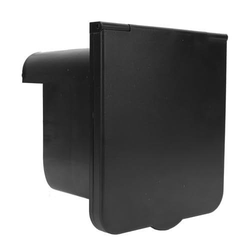 RV Power Connector 32A Inbouw Waterdichte Shore Power Connector Camper Trailer (BLACK)