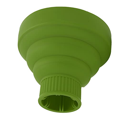 Universele opvouwbare haardroger Diffuser bijlage, Draagbare reis Vouw haardroger Diffuser Nozzle Styling Barber Stool Geschikt voor de meeste haardrogers (groen)