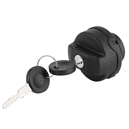 Gas brandstofdop, ABS Benzine brandstofolie tank vullen cap slot deksel met 2 sleutels geschikt voor kever / polo / Caddy 5