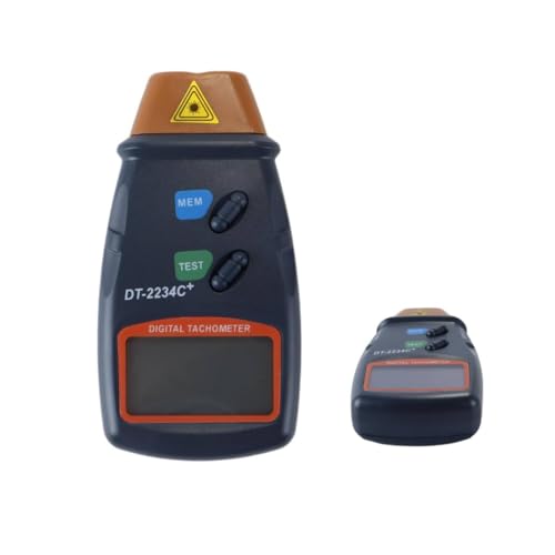 Professionele digitale snelheidsmeter, digitale laser foto tachometer contactloos RPM tachy