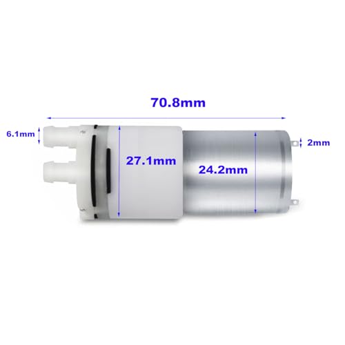 DC 12V mini elektrische zelfprimerende waterpomp met membraan voor theemachine voor aquarium, aquarium, aquarium fontein 3