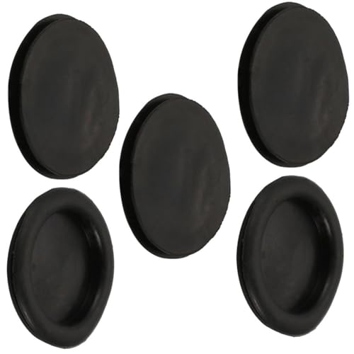 5Pcs Rubber Blanke Grommet, 45mm Zwarte Rubber Grommets Elektrische Gaten Kabel Draad Pakkingen Beschermer voor Draad, Plugs, Kabels Gaten, Auto, Boot, Pomp, Loodgieter, Kabel