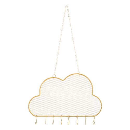 1 Set oorbellen houder Organisator Muur, kettinghouder Hangende oorbellen Organisator sieraden Organisator Muur met 8 haken voor oorbellen ketting sieraden Wall Home Decoratie, Cloud
