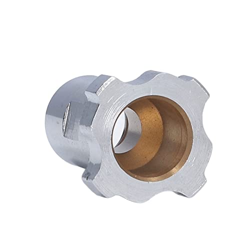 M16 1.5mm Sprayer Head Connector, Pot Joints Roestvrij stalen wegwerppistool Accessoires Airbrush Adapter Set Goede afdichting Stabiele prestaties, voor het upgraden en vervangen(Interne Thread)