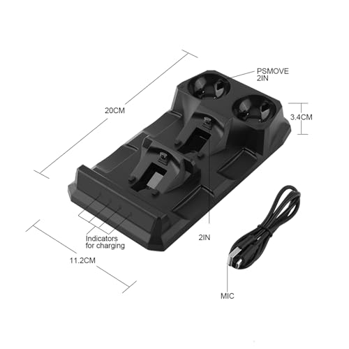 4-in-1 laadstation, ondersteunt docking station snelle lader voor PS Move PS4 Controller Charge 2 Controller Controller Controller 3