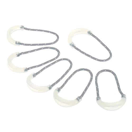 Zelf-lichtgevende rits trekt vervanging, 20 st verlengsnoer handvat tab tag extender glow in de donkere fixer voor bagage rugzakken jassen