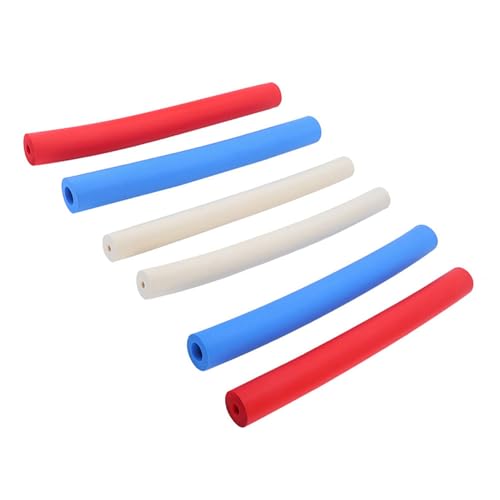 Foam Tubing 6 stuks Foam Grip Tubing Non-slip Foam Handle Sleeve Cover Padding Grips voor Utensil, Pennen, Potloden, Scheerapparaten 3