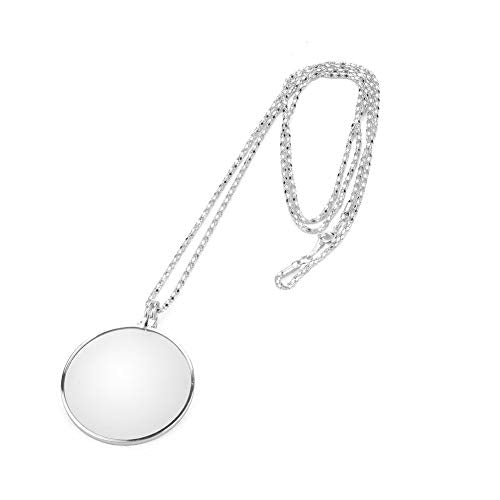 5X 5X Vergrootglas ketting Loupe voor vrouwen of mannen(Zilver) sieraden gereedschap & accessoires