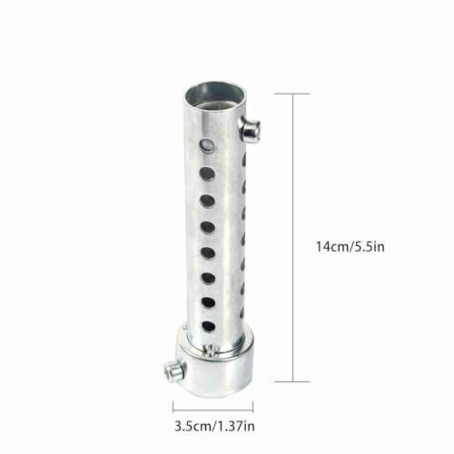 Universele motor uitlaat kan DB Killer Muffler Baffle invoegen zilver door (35mm) 3