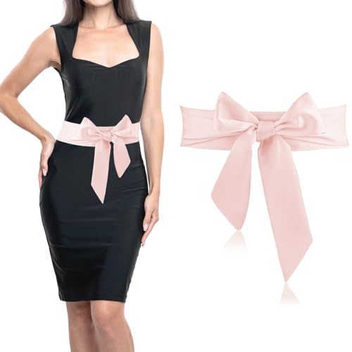 Dress sash riem voor vrouwen, bruid satin waist riemen dames lint Bow accessoire voor bruids bruidsmeisje bruidsgordel