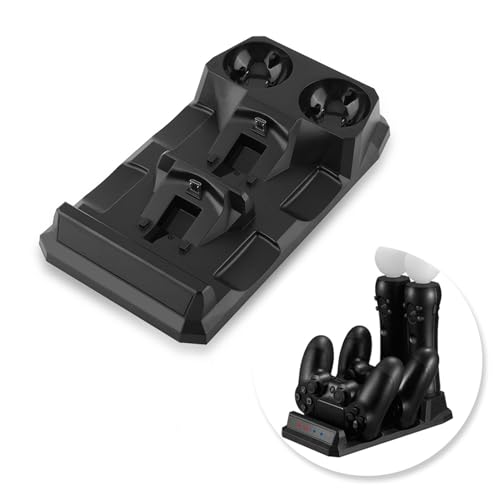 4-in-1 laadstation, ondersteunt docking station snelle lader voor PS Move PS4 Controller Charge 2 Controller Controller Controller 4