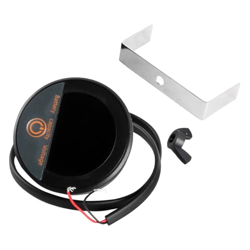 100V digitale ronde voltmeter, waterdichte batterijcapaciteitsmonitor, spanningstester, universele batterijniveau-indicator