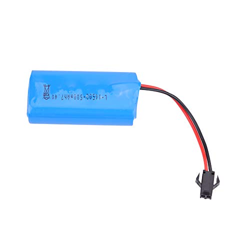 7.4V 500mAh oplaadbare batterij, oplaadbare Lithium Ion Polymer Batterij met USB-kabel Ontworpen voor WPL Crawler Militaire RC-auto 4